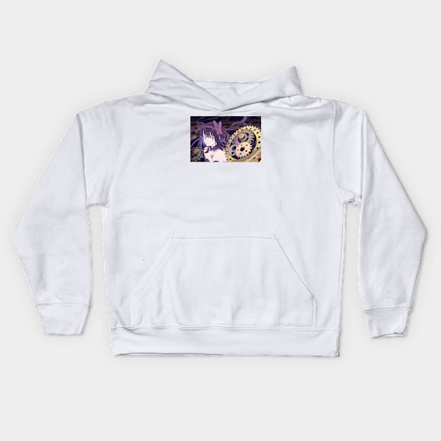 Homura Kids Hoodie by Ziyaillust